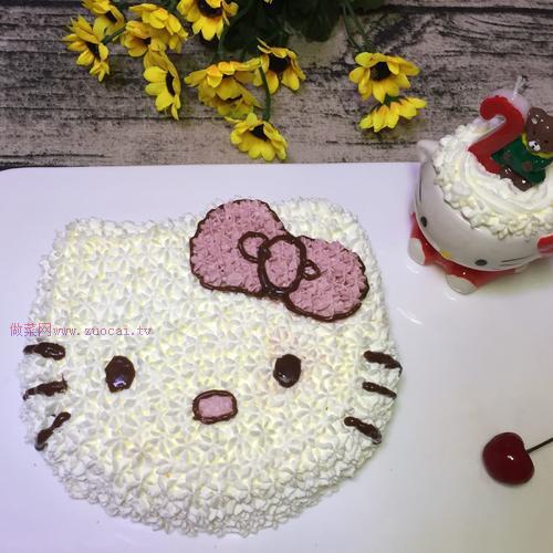 HelloKitty蛋糕的做法